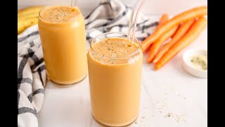Banana carrot smoothie