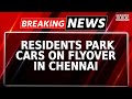 Heavy Rain Alert For Chennai, Residents Park Cars On Flyover To Avoid Waterlogging | Breaking News