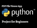 Python Project for Beginners -- PDF Viewer App