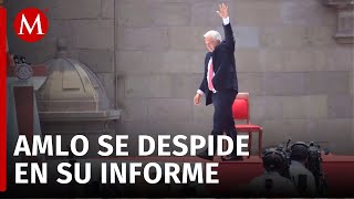 'Me voy con la conciencia tranquila': AMLO se despide en su último informe de gobierno