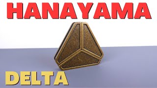 Hanayama Delta Puzzle - Easy Solution Tutorial