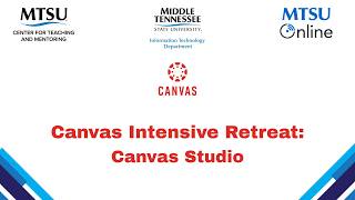 Canvas Intensive Retreat: Canvas Studio