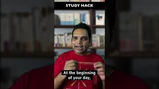 Study Hacks #02 -  WHAT/WHEN #Shorts