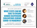 COFFEE BREAK: Steps to ensure gender responsive evaluation during COVID 19 Pandemic