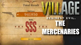 HOW TO GET SSS RANK IN RESIDENT EVIL VILLAGE MERCENARIES (UNLOCK LIGHTSABER)