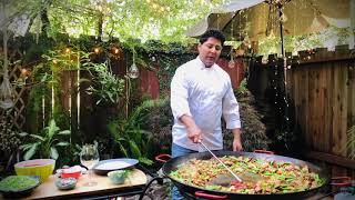 Paella Valenciana and Animo Cabernet Sauvignon by Michael Mondavi Wines