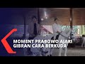 Momen Prabowo Ajari Gibran Rakabuming Cara Berkuda