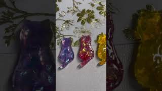 #レジン#猫#セリアシリコンモールド#ショート