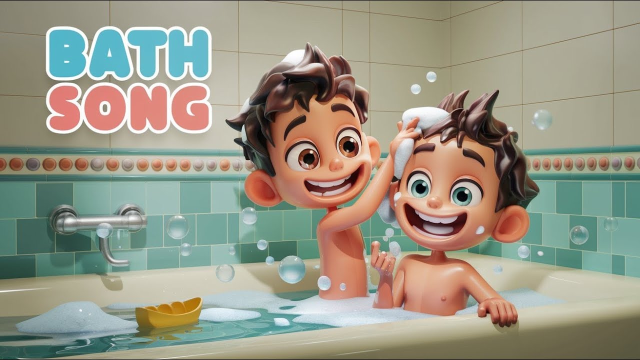 Bath Time Party Fun Bath Song For Kids And Toddlers Youtube Music