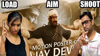 Ajay Devgn Motion Poster - RRR Movie | Reaction | NTR, Ram Charan, Alia Bhatt | S S Rajamouli