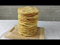 Коржи для Наполеона просто и быстро. napoleon cake recipe russian.