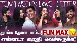 Team NEEK's Love Letter💘| Fun Gauranteed🤣💯| Nilavuku Enmel Ennadi Kobam | Dhanush | Pavish | Anikha