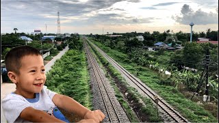 น้องกัปตัน | พาดู เครื่องกั้นรถไฟ EP.47 Railroad Crossing in Thailand