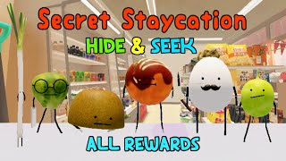 Secret Staycation: Hide and Seek - How to get ALL REWARDS (Roblox)