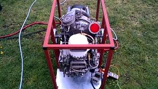 Williams WR27 aircraft gas turbine APU test run SORRY NO FLAMES!