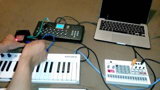 Arturia keystep set up with RK002