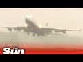 British Airways' last two 747 jumbo jets take-off