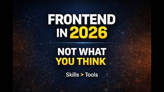 Frontend Development is Changing Fast… Most Developers Will Struggle