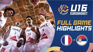 Semi-Finals: France 🇫🇷 vs Serbia 🇷🇸 | Highlights | FIBA U16 EuroBasket 2024