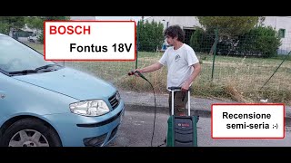 Test idropulitrice a batteria Bosch Fontus Gen2 18V