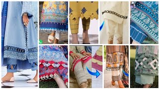 30+ Latest Deman and Chak Design 2025 || Ghera Design ideas || Daman Design with Organza