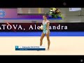 Aleksandra Soldatova (RUS) WCC Portimao 2019 Ball final 21,900