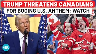 Trump Laughs At Trudeau, Warns Canadians For Booing US National Anthem, Repeats '51st State' Vow