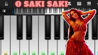 O saki saki song|piano tutorial|