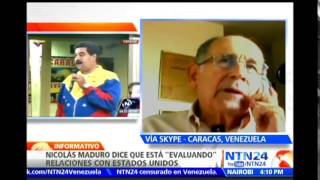 Excanciller habla en NTN24 sobre decisión de Nicolás Maduro de revisar relaciones con EE.UU.