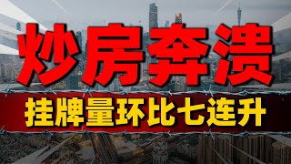 炒房客泪奔！中国14城挂牌量环比七连升，房价踩踏预期难改| 2024房價 | 中國房價 | 中國樓市