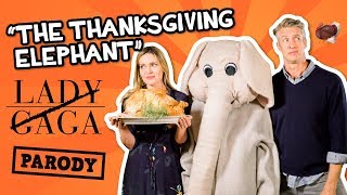 thanksgiving 2018 ignore the thanksgiving elephant lady gaga telephone parody - holderness family fortnite