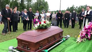 Graveside services for the late Bridget Dedo