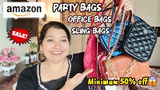 8 Affordable Latest Amazon Bags Haul✨Amazon Bags Haul| Valentines💗💖 day special |Desi fashion world