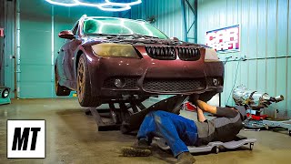 LS Engine Swap in BMW! | Car Craft E90 Drift Wagon Build Ep 1 | MotorTrend