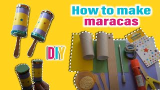 How To Make Maracas | كيفية عمل المراكس سهلة و بسيطة