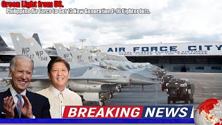 Green Light from US. Philippine Air Force to Get 12 New Generation F-16 Fighter Jets!!