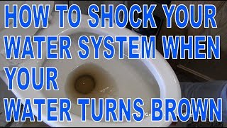 OGH - How to Shock and Drain Your Off Grid Cistern to Kill Bacteria