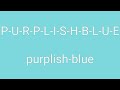 purplish blue definition u0026 meaning