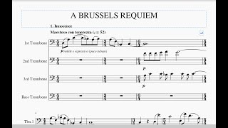 ブリュッセル・レクイエム（A Brussels Requiem）トロンボーン４重奏