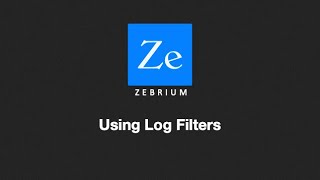 Using Log Filters