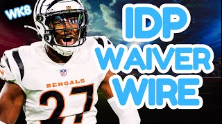 Top Week 8 IDP Waiver Wire: Top 3 NFL Fantasy Football Targets!