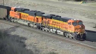 BNSF 6064 at Glendive west end, 20 Mar 2016