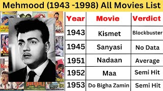 Mehmood all movie list (1943 -1998)| Mehmood all movie list hit and flop