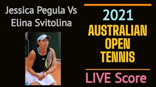 Australian Open Tennis 2021 Live Score. Jessica Pegula Vs Elina Svitolina Women's Singles Live Score