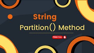 (RK) partition() string method in python