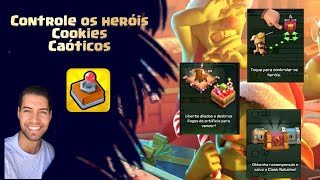 EVENTO CONTROLE OS HERÓIS: COOKIES CAÓTICOS