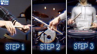 3 Steps To FASTER Hand Speed - Drum Beats Online