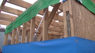 Installing an Air tight Building Wrap