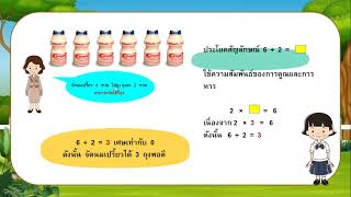 บทที่ 6 การหารลงตัว และการหารไม่ลงตัว คณิตศาสตร์ ระดับชั้นประถมศึกษาปีที่ 2