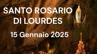 Il Santo Rosario di Lourdes di oggi - Mercoledi 15 Gennaio 2025